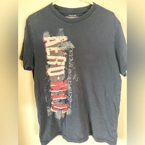 🔥 FLASH SALE Men’s Medium Aeropostale T shirt Blue Red White Grey MAKE OFFER